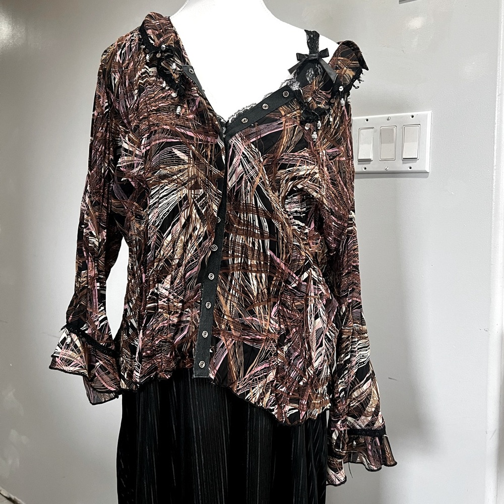 Fairy Grunge 3/4 sleeve Blouse